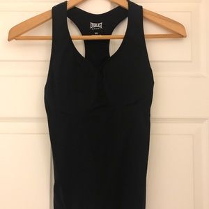 EVERLAST Black Racerback Workout Top